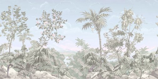 Фрески Affresco Tsvetarium jungle-color-4 изображение 1