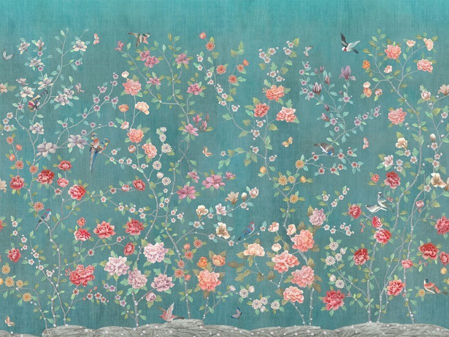 Фрески Affresco Tsvetarium chinese-garden-color-1