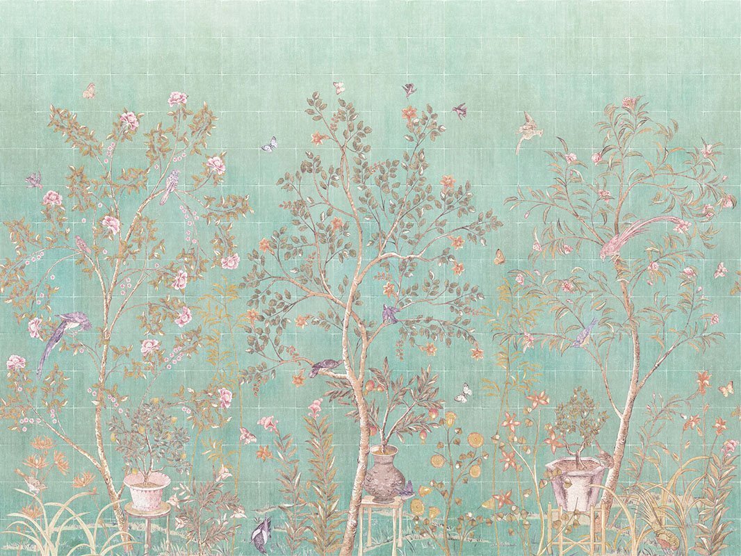 Фрески Affresco Tsvetarium garden-paradise-color-1
