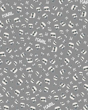 Обои с надписями, буквами для детской Karl Lagerfeld 37843-2 изображение 0