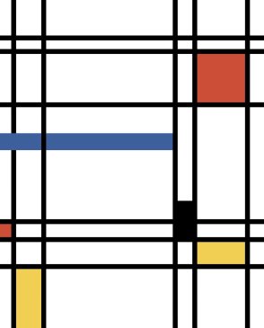Обои Architector разноцветные Mondrian KTM1001M изображение 0