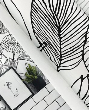 Обои Paper & Ink с листьями Pure Elements SY20212 изображение 1