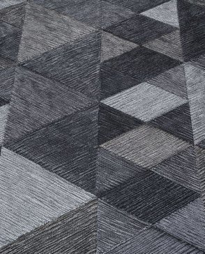 Обои Arthouse черные Geometrics Checks n Stripes 295901 изображение 2