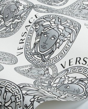 Обои серебряные Versace 5 38610-2 изображение 3