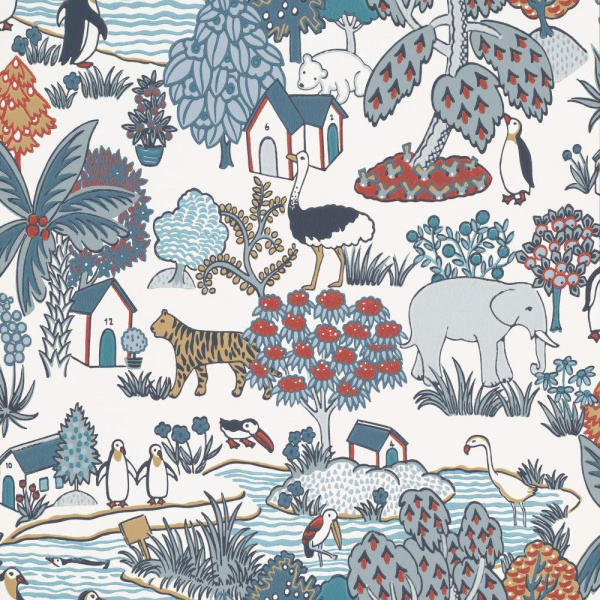 Обои Little Greene Storybook Papers 0231ANBASSO изображение 1