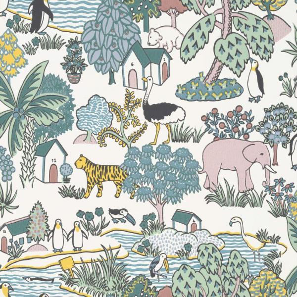 Обои Little Greene Storybook Papers 0231ANFLORE изображение 1