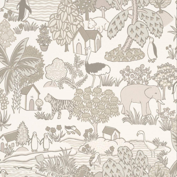 Обои Little Greene Storybook Papers 0231ANPORTL изображение 1