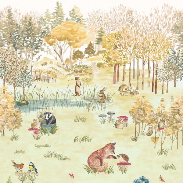 Обои Little Greene Storybook Papers 0231POHARVE изображение 1
