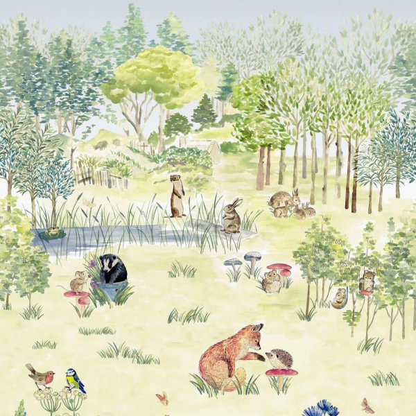 Обои Little Greene Storybook Papers 0231POSPRIN изображение 1