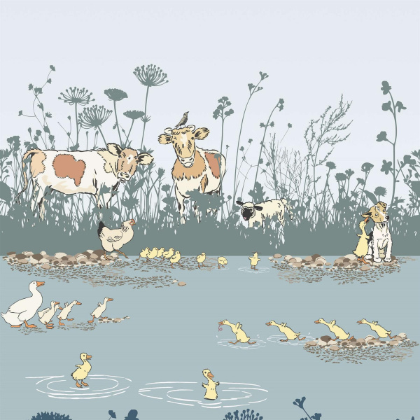 Обои Little Greene Storybook Papers 0231RIMOOZZ изображение 1