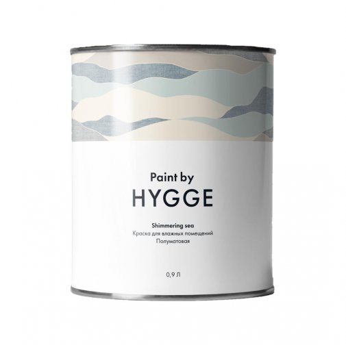 Краски Hygge Paints Интерьерные краски Shimmering Sea 0,9 л изображение 1