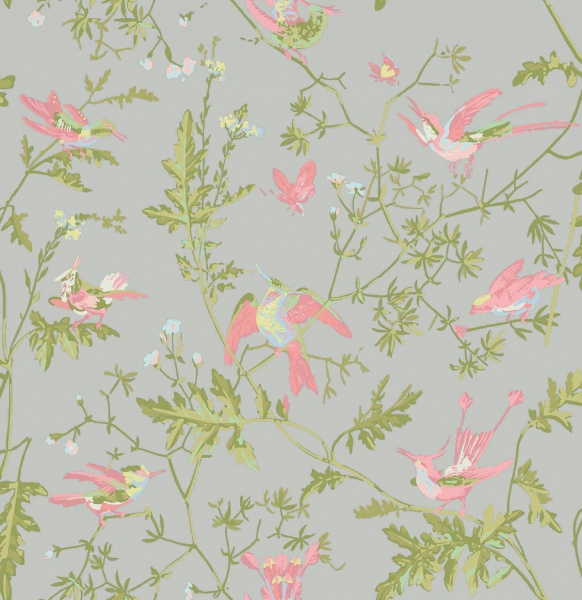 Обои Cole & Son Hummingbirds Cream 124-1003 изображение 1