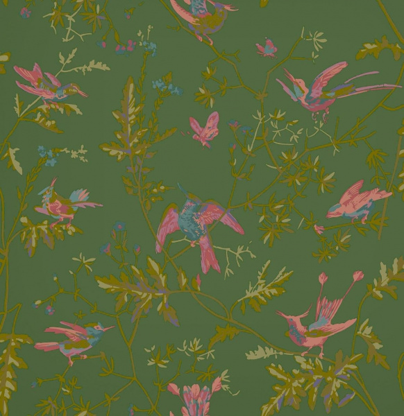 Обои Cole & Son Hummingbirds Cream 124-1005 изображение 1