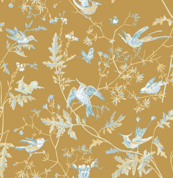 Обои Cole & Son Hummingbirds Cream 124-1006 изображение 1