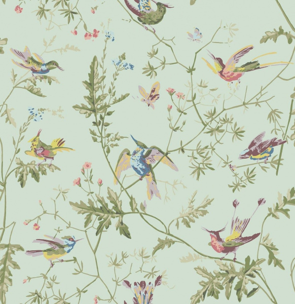 Обои Cole & Son Hummingbirds Cream 124-1007 изображение 1