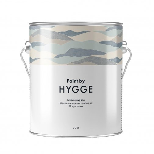 Краски Hygge Paints Интерьерные краски Shimmering Sea 2,7 л изображение 1