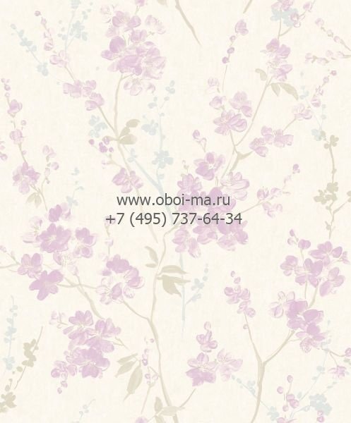 Обои Grandeco Pastel Florals PS-04-01-8 изображение 1
