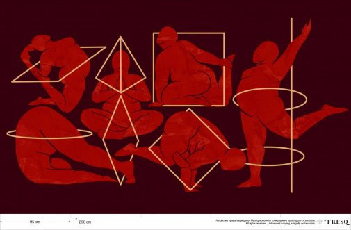Фрески Fresq Classic BUDDA-RED-COLOUR изображение 1