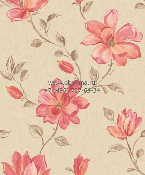 Обои Grandeco Pastel Florals PS-06-06-1 изображение 1