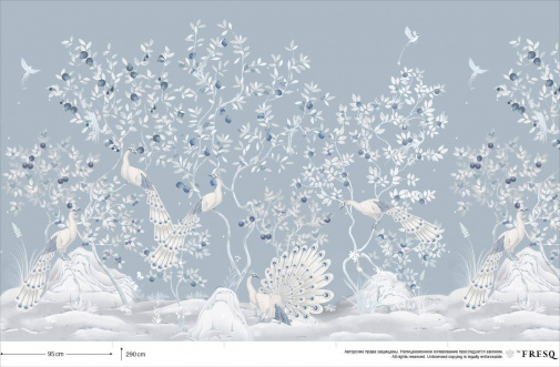 Фрески Fresq Classic GARDEN-M63-WHITE изображение 1