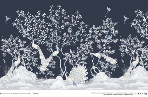 Фрески Fresq Classic GARDEN-M65-WHITE изображение 1