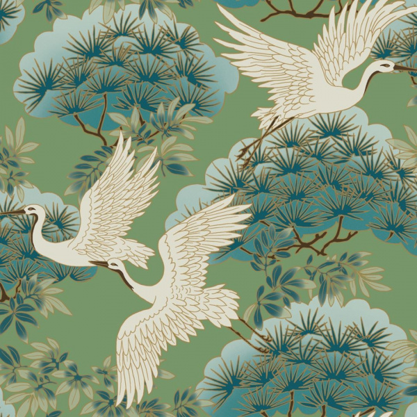 Обои Ronald Redding Tea Garden 2 ZA8008 изображение 1