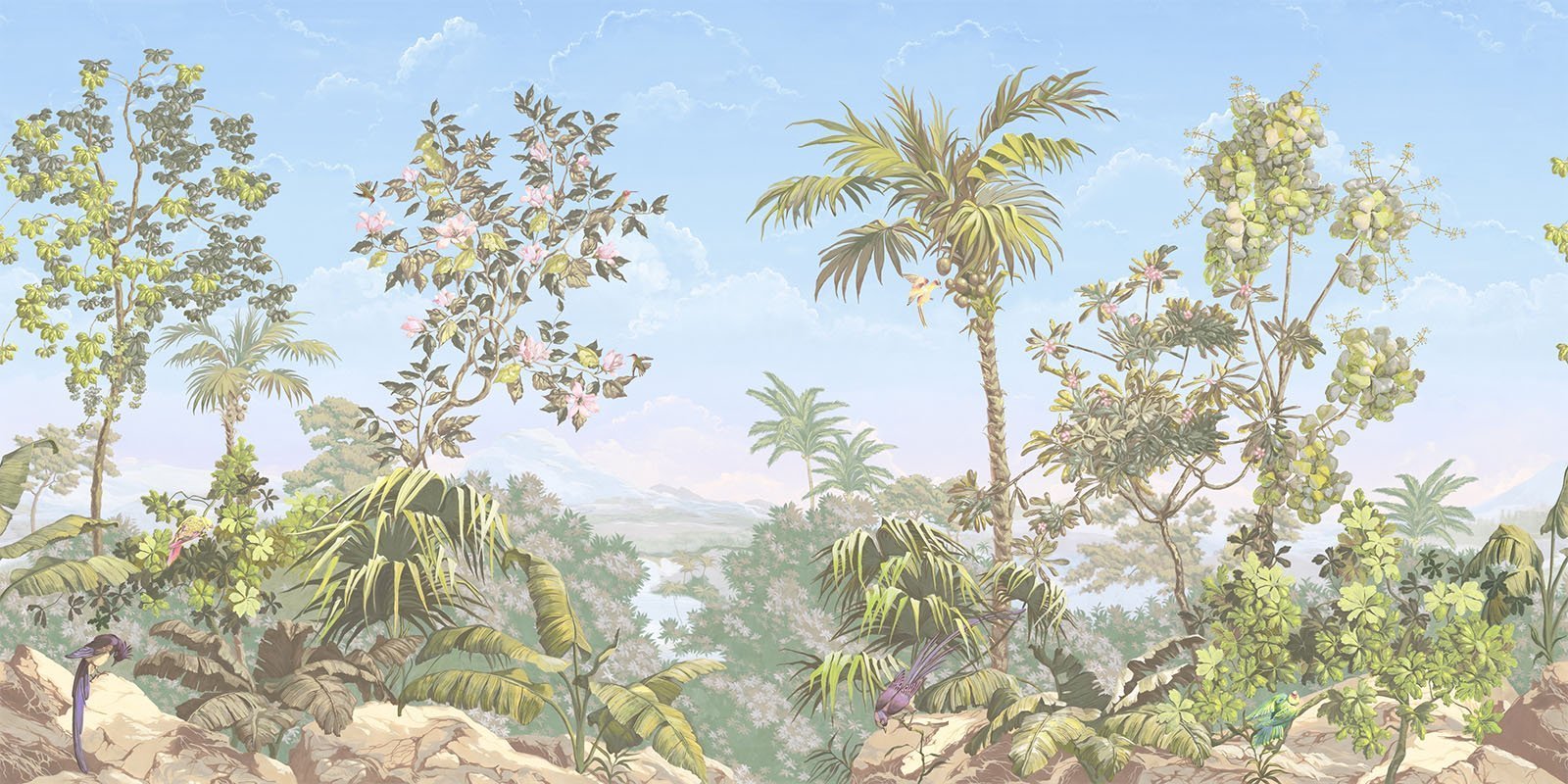 Фрески Affresco Tsvetarium jungle-color-2