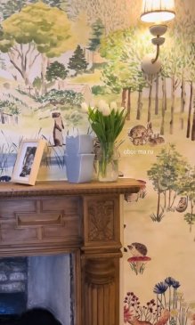 Обои Little Greene Storybook Papers 0231POSTONE изображение 7