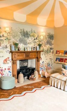 Обои Little Greene Storybook Papers 0231POSPRIN изображение 5