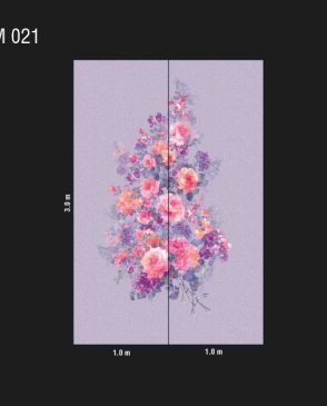 Обои LOYMINA с цветами Illusion DM-021 изображение 0