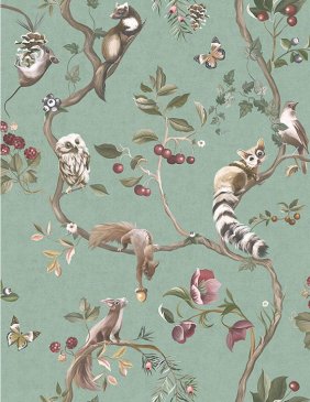 Обои на флизелиновой основе зеленые Kids 1 RZ010101 изображение 0