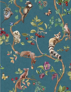 Обои зеленые темные Kids 1 RZ010104 изображение 0