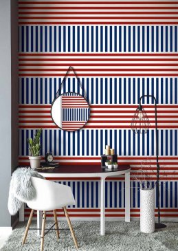 Обои Wallquest Nantucket Stripes SR20208 изображение 2