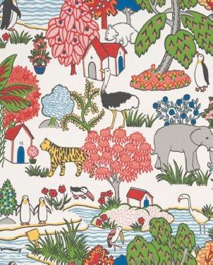 Обои Little Greene Storybook Papers Storybook Papers 0231ANATOMI изображение 0