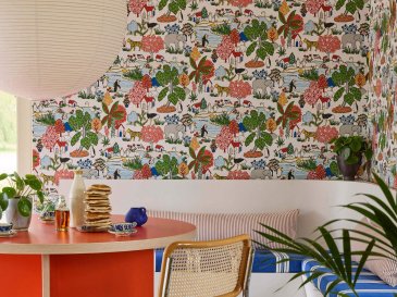 Обои Little Greene Storybook Papers 0231ANATOMI изображение 3