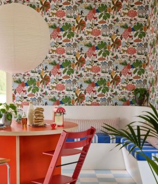 Обои Little Greene Storybook Papers 0231ANATOMI изображение 2