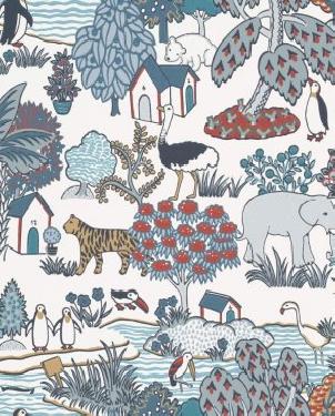 Обои Little Greene Storybook Papers Storybook Papers 0231ANBASSO изображение 0