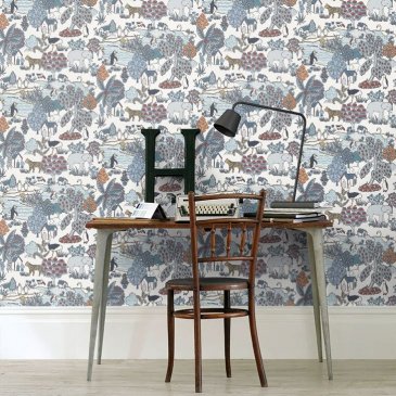 Обои Little Greene Storybook Papers 0231ANBASSO изображение 3