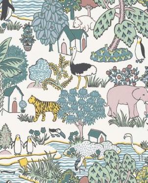 Обои Little Greene Storybook Papers Storybook Papers 0231ANFLORE изображение 0