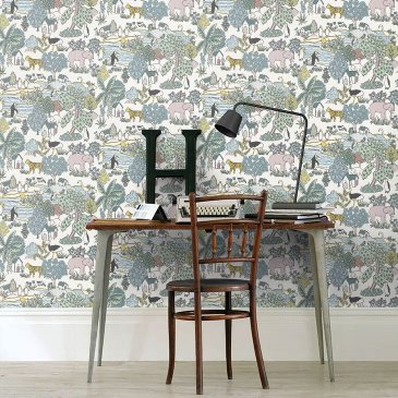 Обои Little Greene Storybook Papers 0231ANFLORE изображение 3