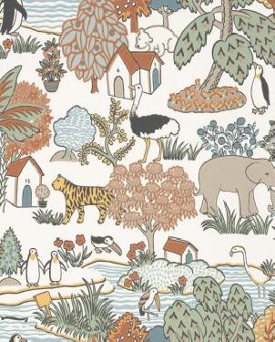 Обои Little Greene Storybook Papers Storybook Papers 0231ANPEAZZ изображение 0