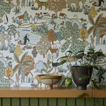 Обои Little Greene Storybook Papers 0231ANPEAZZ изображение 2
