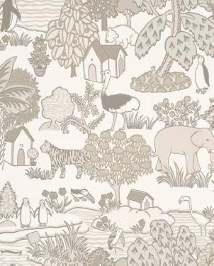 Обои Little Greene Storybook Papers Storybook Papers 0231ANPORTL изображение 0