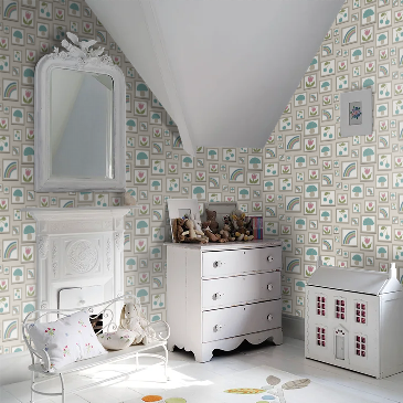 Обои Little Greene Storybook Papers 0231BAPORTL изображение 4