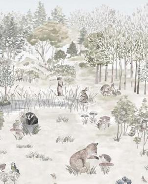 Обои Little Greene Storybook Papers Storybook Papers 0231POSOLST изображение 0