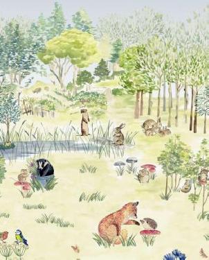 Обои Little Greene Storybook Papers Storybook Papers 0231POSPRIN изображение 0