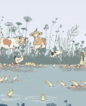 Обои Little Greene Storybook Papers Storybook Papers 0231RIMOOZZ изображение 0