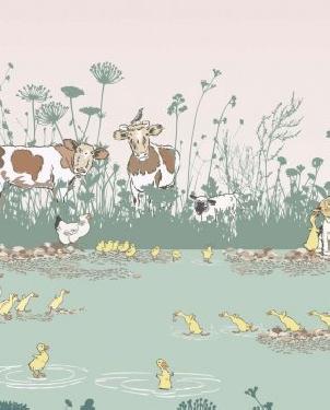 Обои Little Greene Storybook Papers Storybook Papers 0231RIQUACK изображение 0