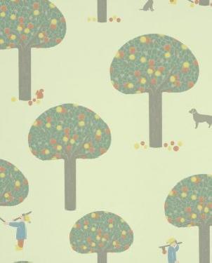 Обои Little Greene Storybook Papers Storybook Papers 0231ROPEAGR изображение 0