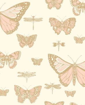 Обои с бабочками, насекомыми для спальни Whimsical 103-15066 изображение 0